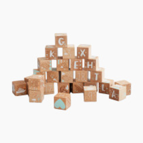 Wonder & Wise Keepsake Etched Baby Blocks