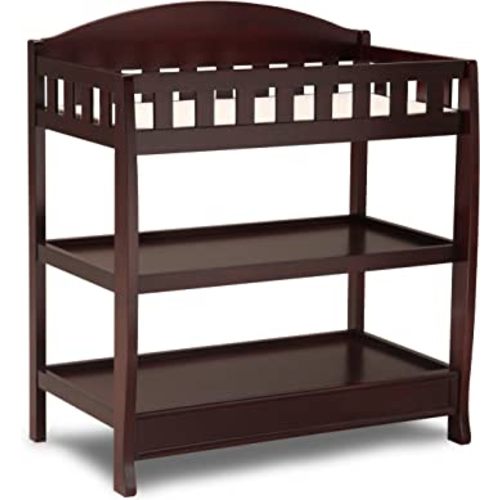 Delta Children Infant Changing Table with Pad, Espresso Cherry
