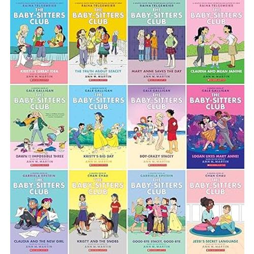 The Baby-Sitters Club Series Graphic Novels, Books 1-12 Set (Graphix)
