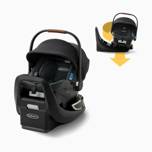 SnugRide Turn & Slide Rotating Infant Car Seat - Noir