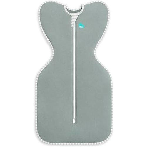 Love to Dream Swaddle UP, Baby Sleep Sack, Self-Soothing Swaddles for Newborns, Get Longer Sleep, Snug Fit Helps Calm Startle Reflex, New Born Essentials for Baby, 1.0 TOG, 13-19 lbs, Deep Olive