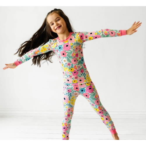 Secret Garden Two-Piece Pajama Set - Little Sleepies