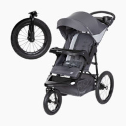 Baby Trend Expedition Zero Flat Jogger with LED Lights - Dash Grey
