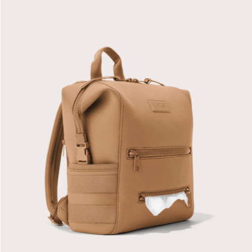 Indi Diaper Backpack in Camel, Medium