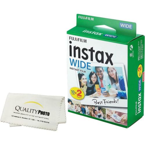 Fujifilm instax Wide Instant Film 10 Pack (100 Exposures) for use with Fujifilm instax Wide 300, 200, and 210 cameras