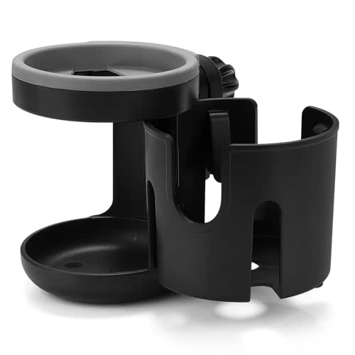 Accmor Universal Cup Holder, Stroller Cup Holder, 360° Rotatable Large Caliber Designed Bottle Holder for Stroller, Bike, Wheelchair, Walker, Scooter