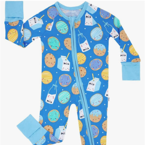 Little Sleepies Newborn Pajamas for Baby Boys & Girls, Viscose from Bamboo Baby Pajamas, Snug Baby Sleeper, Toddler PJs, 2-Way Zipper
