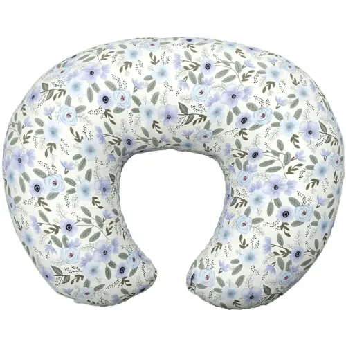 Nursing Pillow, Breastfeeding Pillows with Standard Size Removable Cover, Breast Feeding Pillow with Breathable Filling, Ergonomic Nursing Essentials for Bottle and Breastfeeding- Leaves…