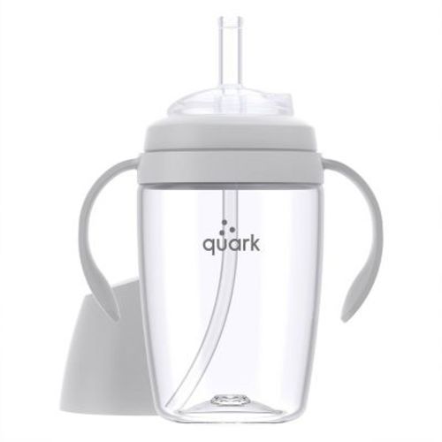Quark Buubibottle Silicone Sip - Gray - 8 Fl Oz