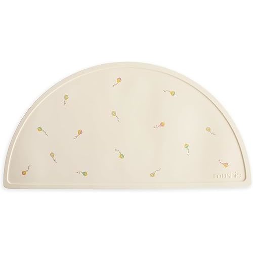 mushie Silicone Placemat for Kids | BPA-Free Non-Slip Design (Kites)