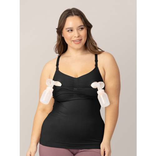 Sublime® Hands-Free Pumping & Nursing Tank | Black – Kindred Bravely
