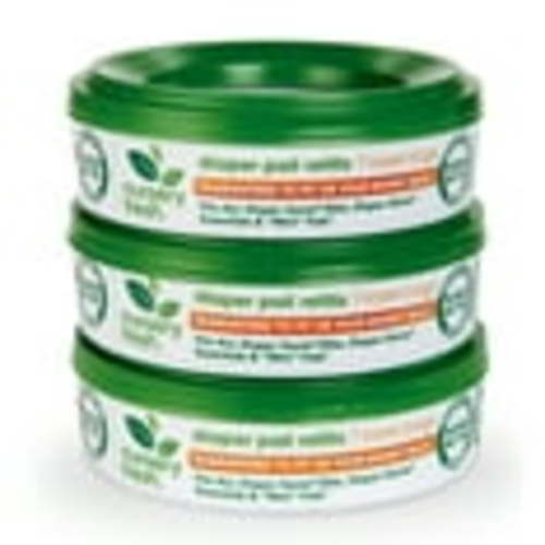 Nursery Fresh Diaper Pail Refills, 3 Count, Disposable, Holds 816 Diapers