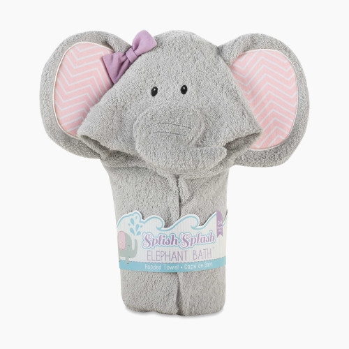 Baby Aspen Splish Splash Elephant Hooded Towel