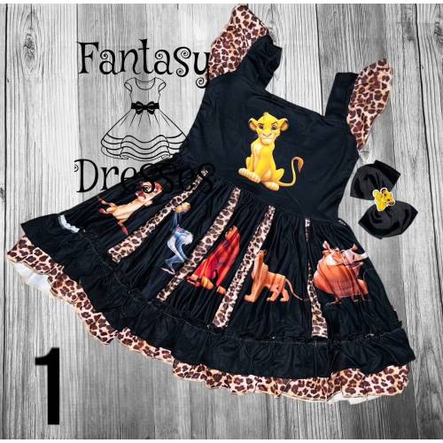 The Lion King Girl Dress and Bow