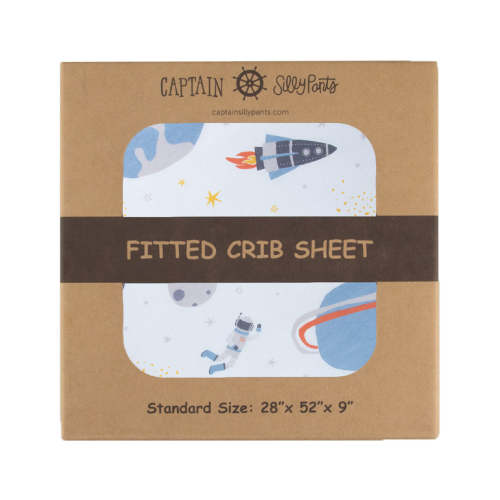 Outer Space Crib Sheet