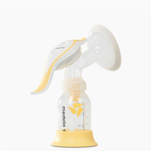 Medela Manual breast pump with Flex Shields Harmony Single Hand for More Comfort and Expressing More Milk