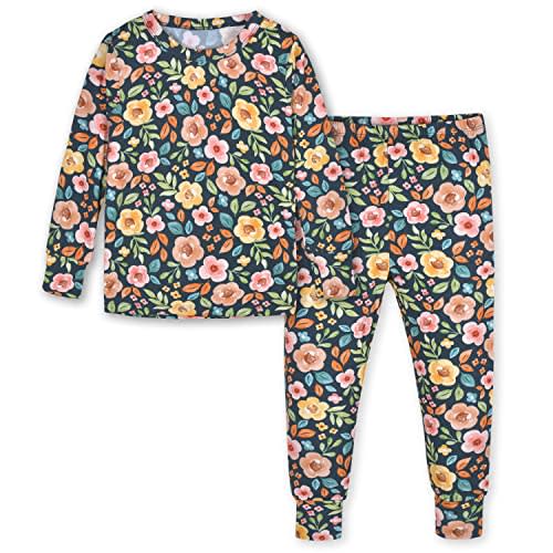 Gerber Unisex Baby Toddler Buttery Soft 2-Piece Snug Fit Pajamas with Viscose Made from Eucalyptus
