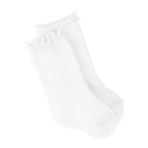 Carter's Child of Mine Baby Girl Knee High Socks, 2-Pack, Size 0/6 Months-6/12 Months