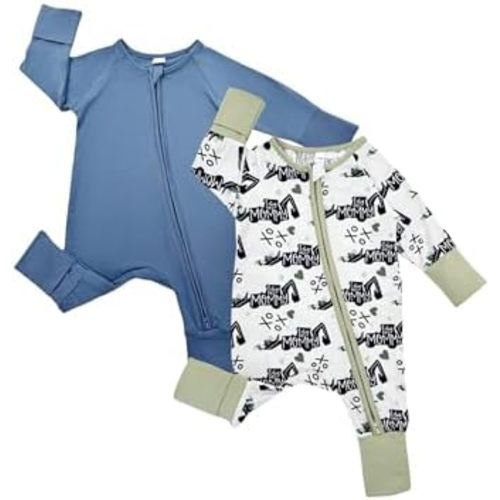 Bow Dream Bamboo Rayon Baby Pajamas Infant Sleepers Newborn Girl Boy Clothes Rompers Jumpsuit Outfit