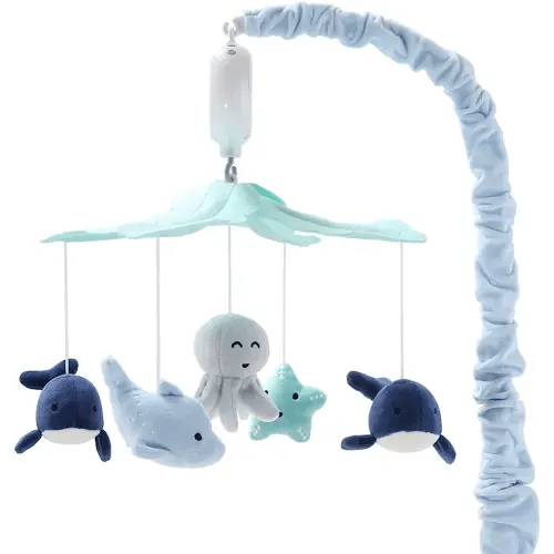 The Peanutshell Nautical Musical Crib Mobile