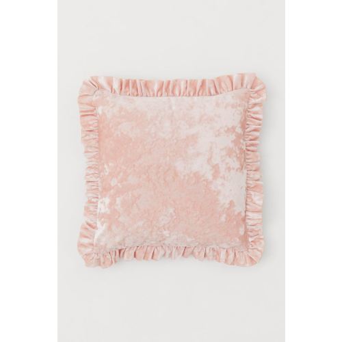 Velvet Cushion Cover, Light pink
