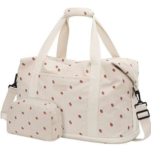 Expandable Travel Duffle Bags Weekender Overnight Bags for Women Men Hospital Bag for Women Labor Delivery with Toiletry Bag Waterproof