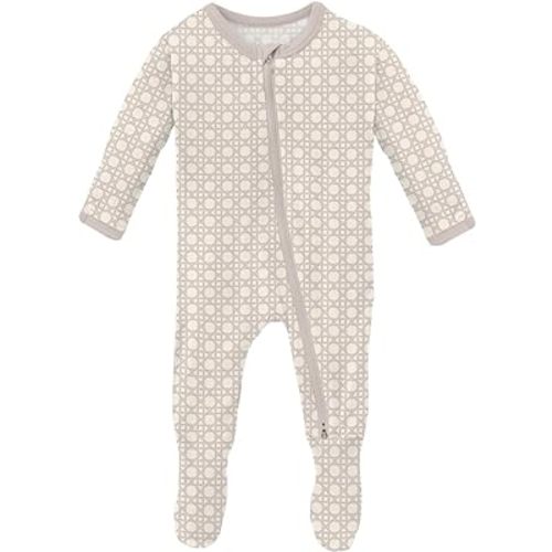 KicKee Baby & Toddler Zipper Footie – Ultra-Soft Viscose from Bamboo Pajamas with Flip Paws & Grips