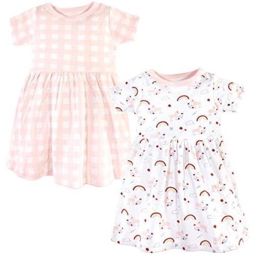 Luvable Friends Baby Girls' Cotton Dress
