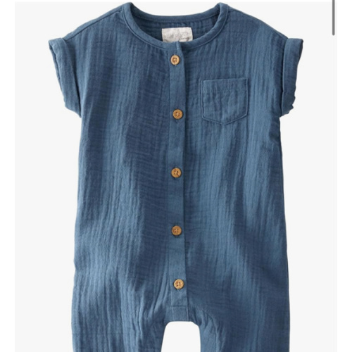 little planet by carter's unisex-baby Baby Organic Cotton Gauze Overall Jumpsuit