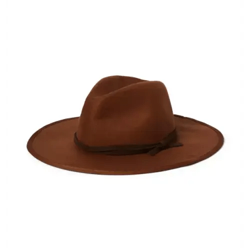 Girl Rich Brown Wide-Brim Felt Hat by Janie and Jack