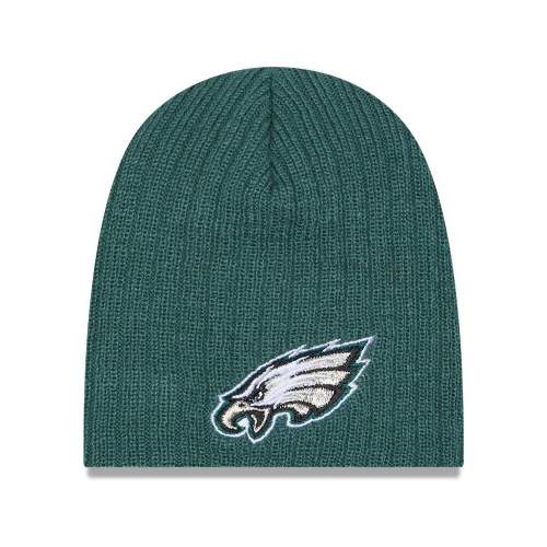 New Era Philadelphia Eagles Evergreen Mini Fan Baby Knit Hat - Green