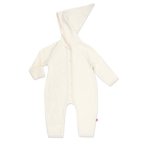 Cream Cozie Fleece Baby Onesie - Cozie Elf Suit | Zutano