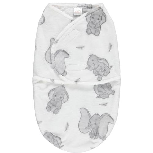 Disney Dumbo Single Ply Baby Swaddle Sack, Easy Wrap Newborn Infant Swaddling Blanket, Soft Comfort Swaddler, Sleep/Hospital Swaddles for Newborns