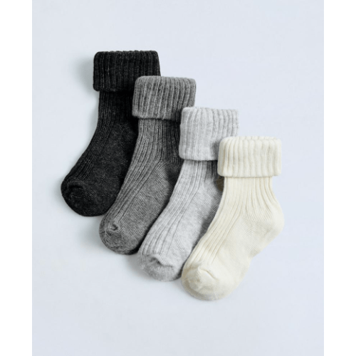 FOUR-PACK OF COLORFUL SOCKS - Gray | ZARA United States
