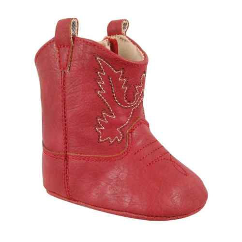 Infant Red Soft Sole Cowboy Boots - Size 3