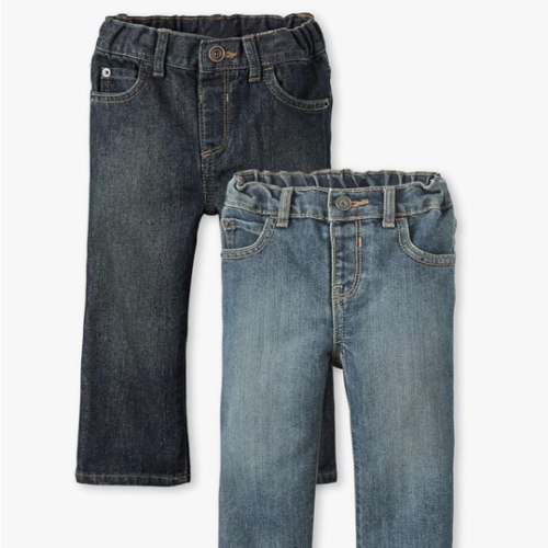The Children's Place Baby Boys and Toddler Multipack Basic Bootcut Jeans