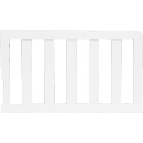 Dream On Me Convertible Crib Toddler Guard Rail in White, Compatible with Select Cribs, Crib to Toddler Bed Conversion, Easily Attachable (21.25L x 1.2W x 12.25H)