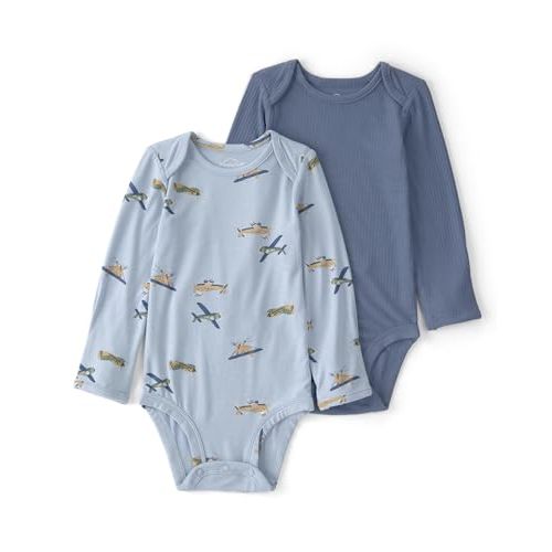 Carter's Baby Boys' Purelysoft 2-pack Long Sleeve Bodysuit