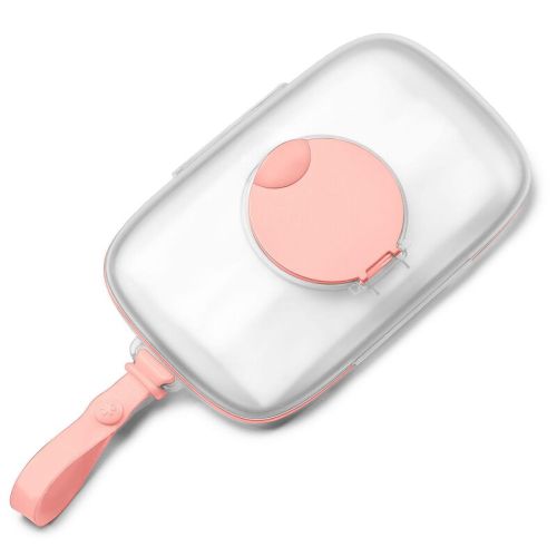 Blush Grab & Go Snug Seal Wipes Case | skiphop.com