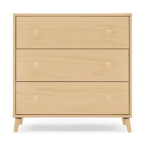 Delta Children Jordan 3 Drawer Dresser With Interlocking Drawers - Natural