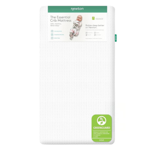 Newton Baby Essential Crib Mattress - Safe, Ultra-Breathable & Machine Washable Infant Crib Mattress, Removable Cover, Thick Cushion - White