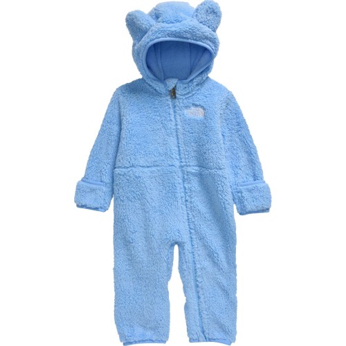Baby Campshire Recycled Polyester Fleece Snowsuit, 0-3M, Cornflower