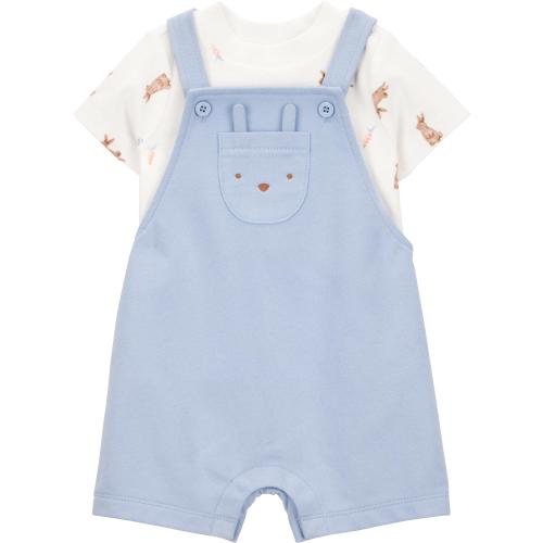 Carter's Child of Mine Baby Boy Easter Overalls Set, 2-Piece, Sizes Newborn-12 Months