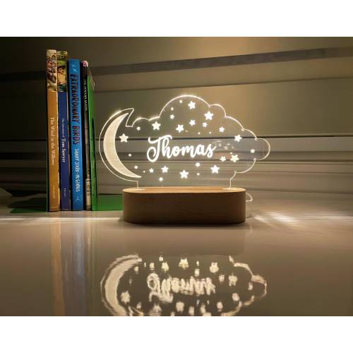 Personalized Night Light, Customized Birthday Gift