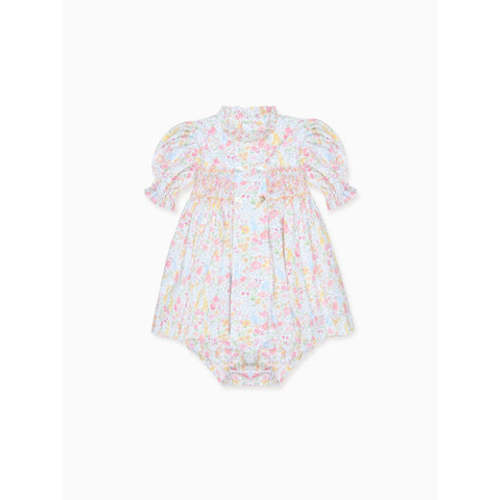 Pink Bunny Carla Baby Girl Hand-Smocked Set