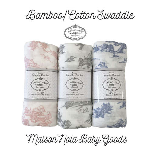 Maison Nola Storyland Toile Swaddle - Bamboo Muslin – zukababy