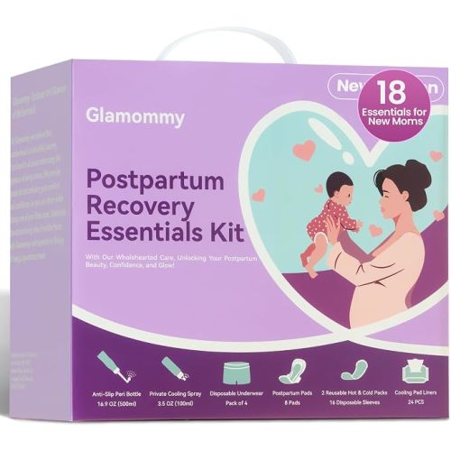 Upgraded Postpartum Recovery Essentials Kit for Labor & Delivery - Pink Ultimate Kit