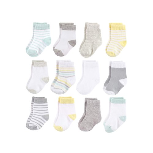 Basic Crew Socks, 12pk (Baby Boys or Baby Girls Unisex)
