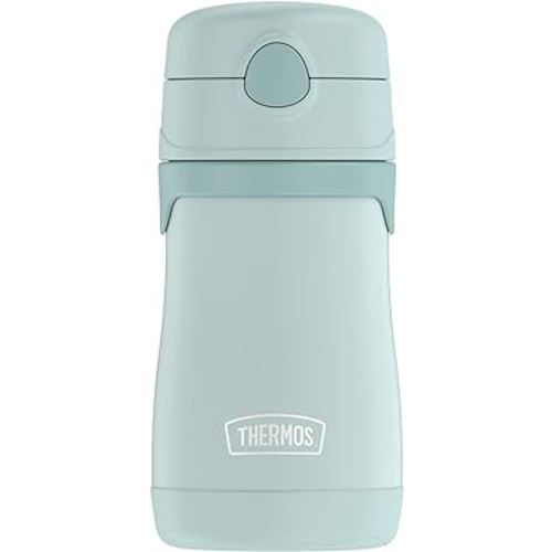 THERMOS BABY 10 ounce Stainless Steel Vacuum Insulated Straw Bottle, Mint