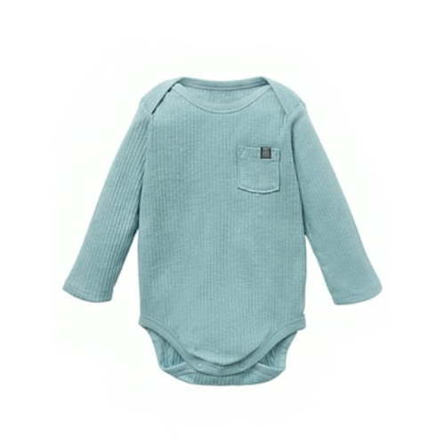 Modern Moments by Gerber Baby Neutral Organic Long Sleeve Bodysuit, 0/3 Months - 24 Months